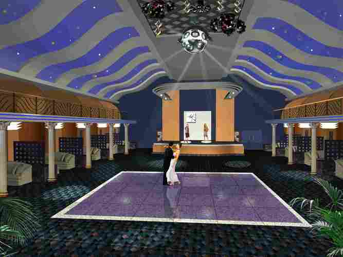 舞厅娱乐休闲设计作品装修效果图新余装修网装饰互联xinyu.