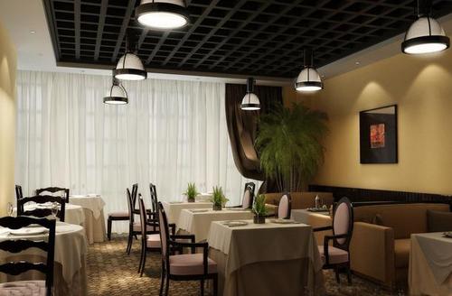 新中式风格西餐厅吊顶装修图片新中式风格餐椅图片效果图大全