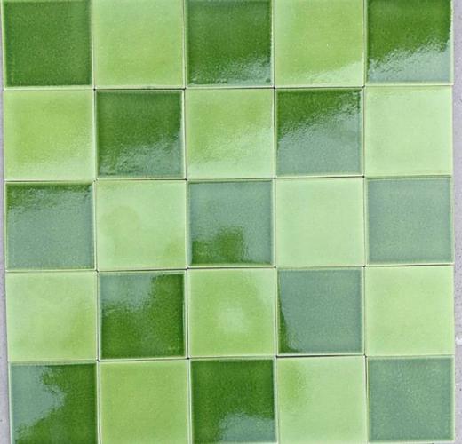 绿色冰裂纹瓷砖