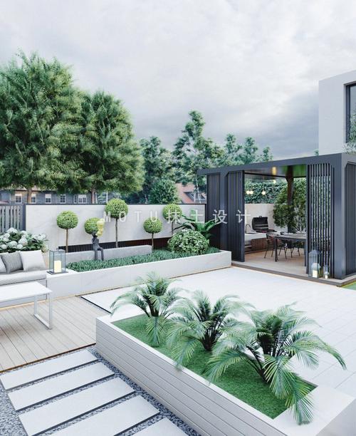 项目类型别墅院子设计面积270平设计风格现代简约地点四川眉山市