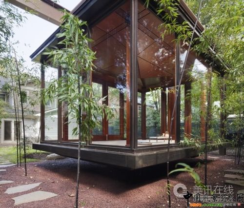 美国贝塞斯达的一座花园茶室设计图