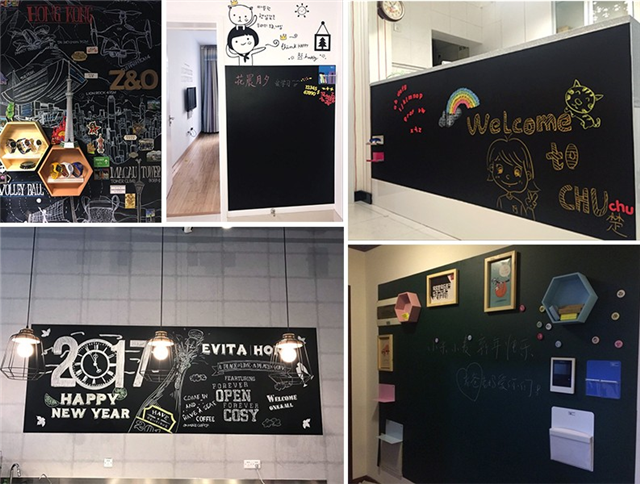 磁性墙贴软黑板贴定制涂鸦纸家用儿童教学