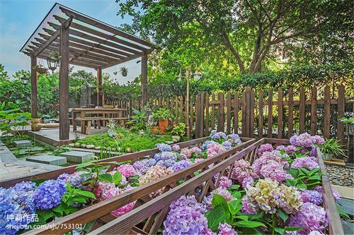 东南亚花园装修效果图大全2015图片欣赏