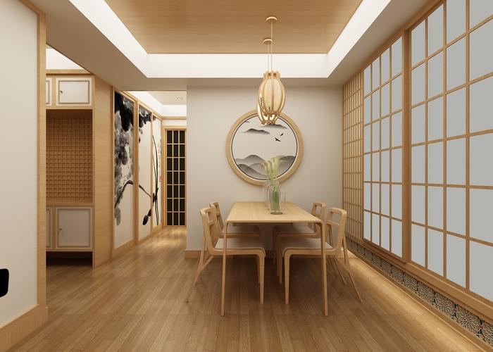日式风格公寓舒适餐厅装修效果图