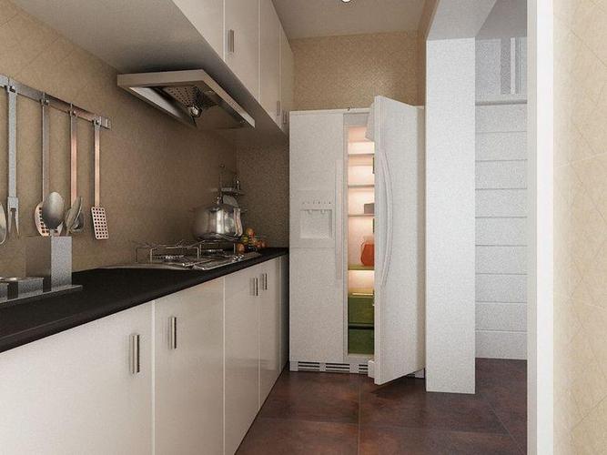 现代简约二居室厨房橱柜装修效果图欣赏