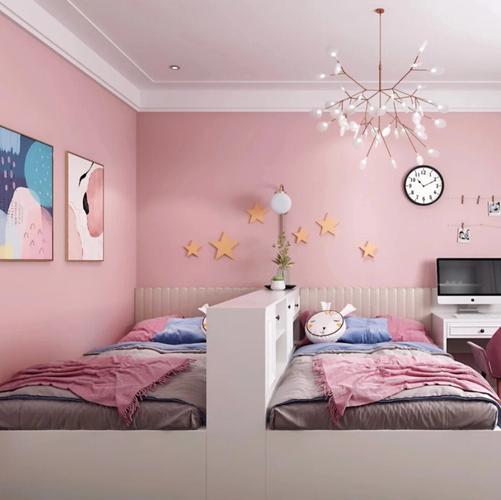 儿童房改造姐妹花喜提粉色房间直言美了
