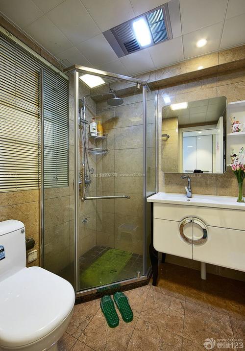 简约卫生间淋浴房装修效果图片