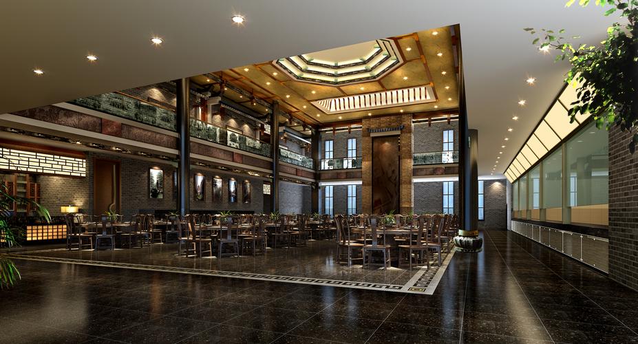 大型中式餐厅酒店装修设计