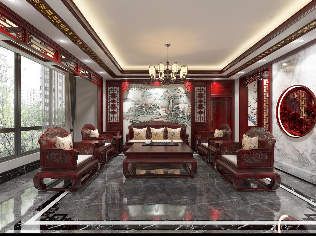 新中式红木装修给家带来温度和生机