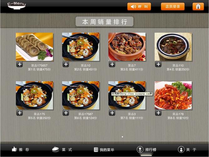 e-menu电子菜谱----君韵科技有限公司