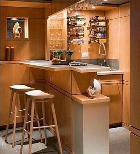 100款时尚实用小户型开放式厨房吧台装修效果图小吧台创造大空间