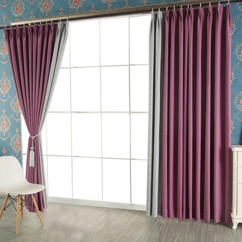 厂家直供2021年新款窗帘现代简约遮光窗帘布客厅卧室窗帘成品定制