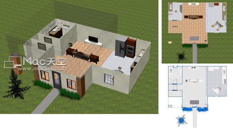 dreamplanplusformac房屋设计3d建模软件v655激活版
