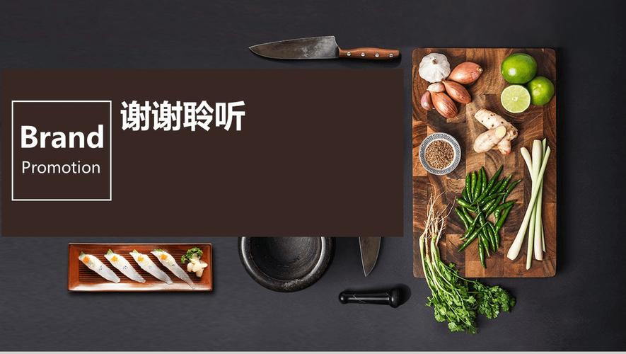 简约商务餐饮品牌推广方案16素材ppt模板精选