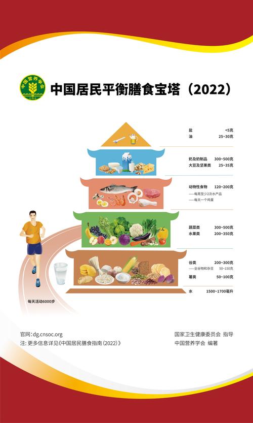 中国居民平衡膳食宝塔餐盘八准则单页卡及折页