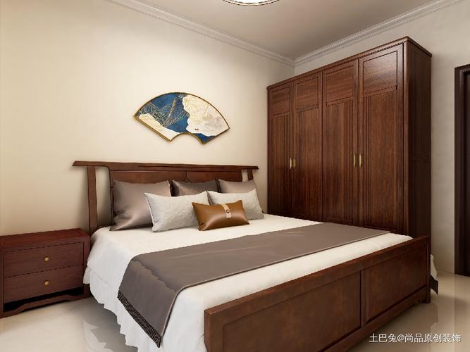 生活卧室卧室中式现代60m05二居设计图片赏析