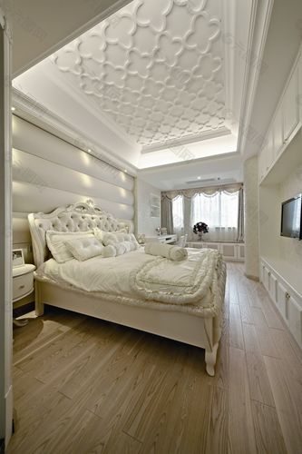 白色系欧式卧室效果图