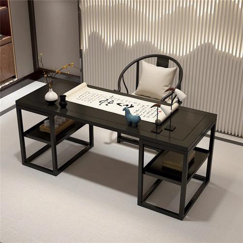 新中式实木书桌书法桌简约书画桌家用写字台