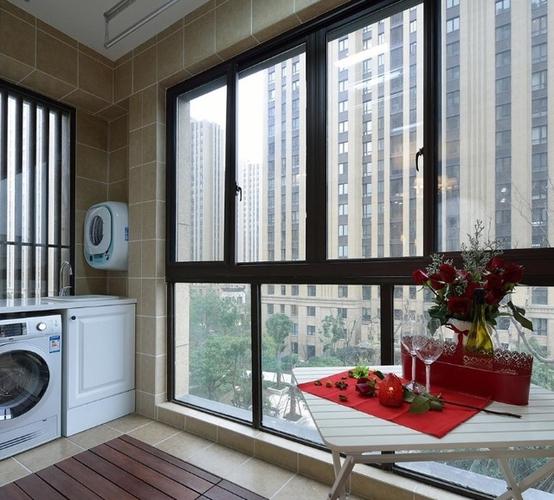 2016年国内外最流行阳台洗衣机装修效果图