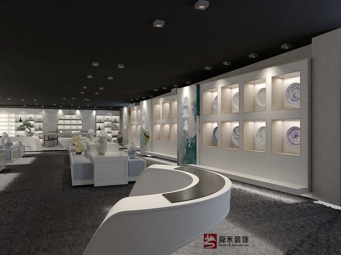 济南陶瓷展厅展馆艺术馆装修设计