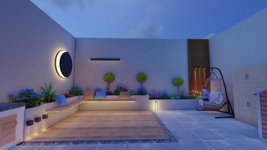 30平现代庭院设计项目完工