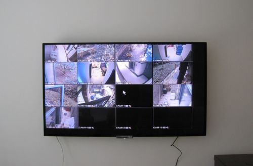网络视频监控画面被共享到客厅电视机上