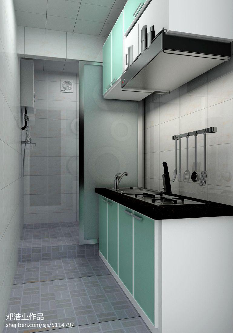 现代厨房卫生间装修设计效果图