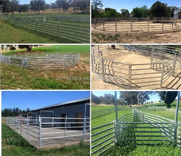 户外牲畜圈舍动物围栏笼批发美国山羊栏板农场设备热卖