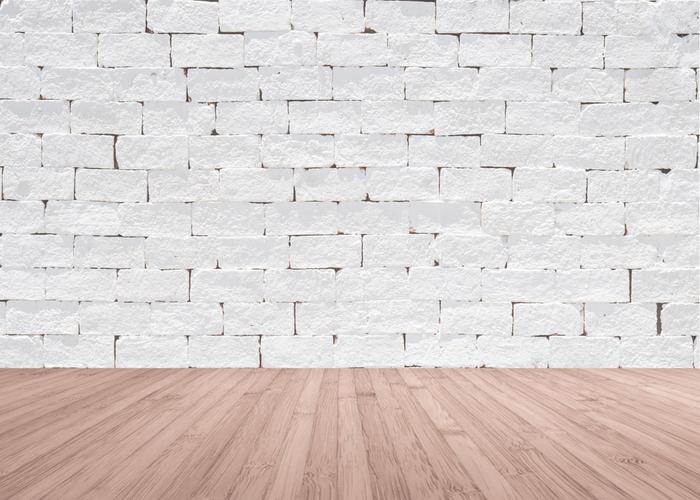 白色墙壁与木板木板背景木地板砖墙墙壁背景背景纹理底纹背景