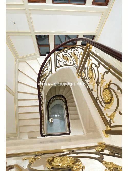 法式优雅浪漫轻奢现代风格楼梯栏杆扶手