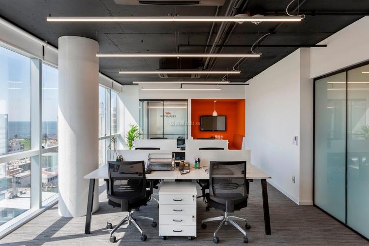 1500平现代风格办公室办公区装修效果图