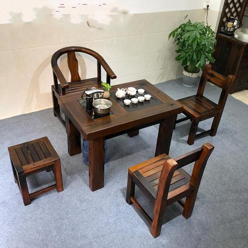 茶桌实木小型家用客厅茶几简约阳台1米小茶桌功夫茶台整装参数