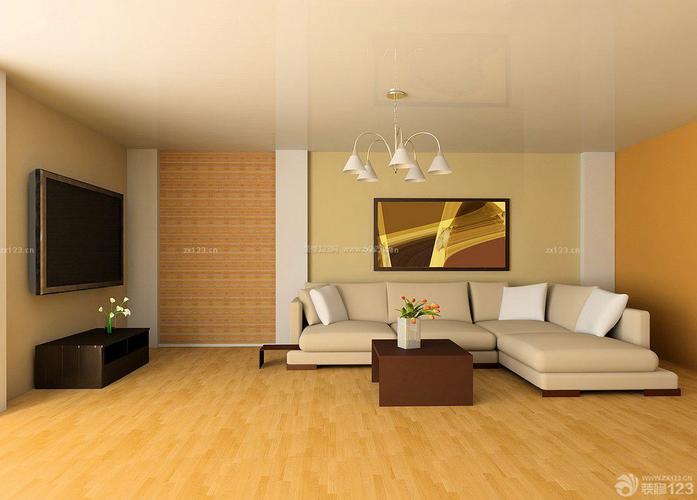 时尚120平米三室两厅两卫浅黄色木地板装修图片装信通网效果图
