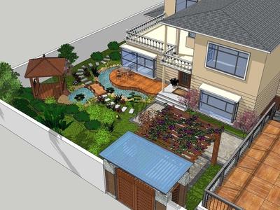 六十套庭院别墅景观施工方案设计