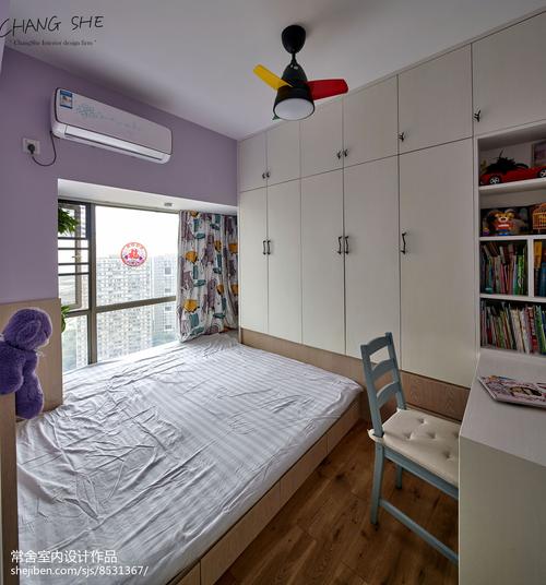 现代简约儿童房间装修效果图设计图片赏析