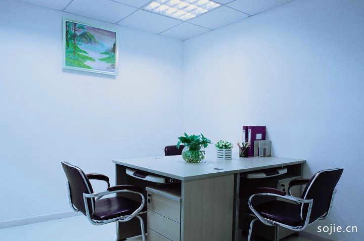 4款中小型双人办公室装修效果图30平方米二人办公空间合理布局风水