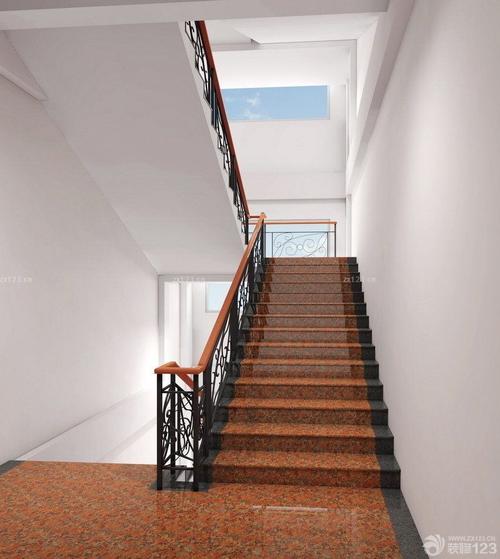 现代公司楼梯间地板砖颜色设计图片设计456装修效果图