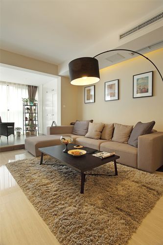 80平米雅致时尚公寓客厅沙发效果图装修图片