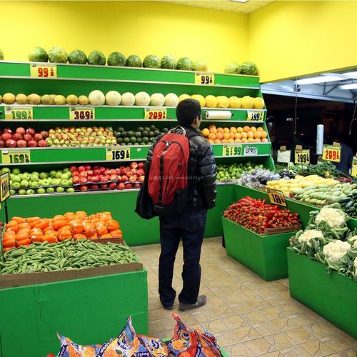 蔬菜超市室内装饰装修设计效果图片