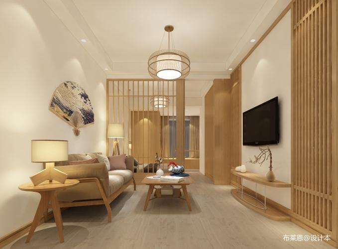 日式风格公寓60m05以下一居日式家装装修案例效果图