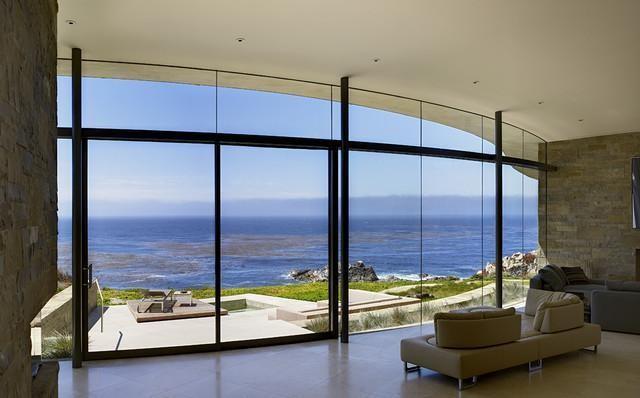 室内装修采用落地窗和玻璃门的设计可以将一个家的可视面达到最大