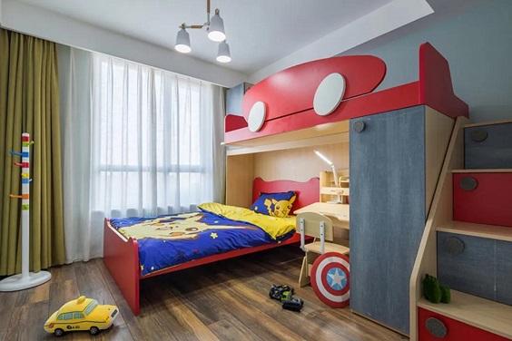 二胎如何设计儿童房两个小孩的儿童房装修设计效果图