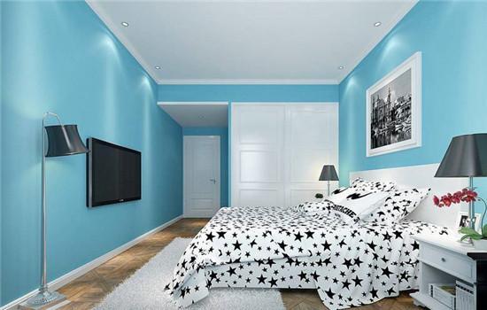 卧室刷什么颜色的乳胶漆好看卧室墙漆颜色选择技巧乳胶漆颜色效果图