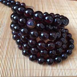 缅甸琥珀翳珀108每颗珠子都是精挑细选黑里透红个别微粉可忽略