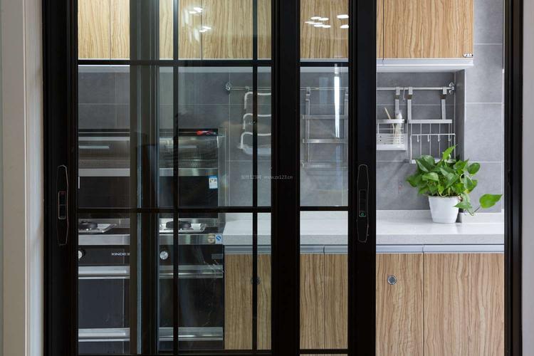 2022北欧厨房玻璃移门装修图片装信通网效果图