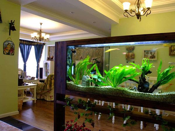 鱼缸可以对着入户门吗客厅放鱼缸有什么讲究家庭鱼缸的最佳摆放位置图