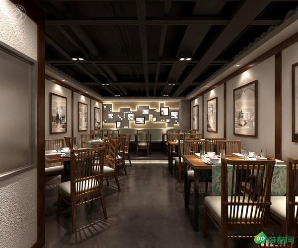 高端中式餐厅设计效果图中式酒楼餐厅装酷网装修效果图