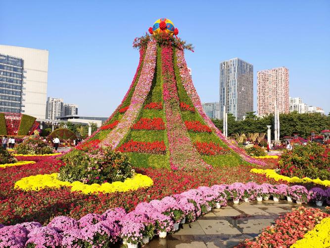 市民广场花卉展