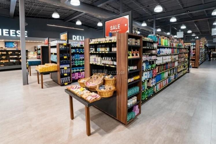 2022大型生活超市室内整体装修设计图装信通网效果图