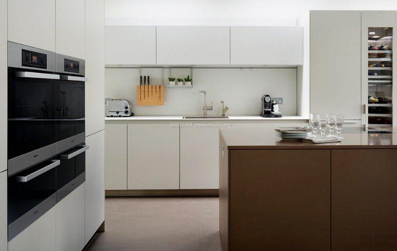 简约现代风格厨房橱柜家装设计装修123效果图
